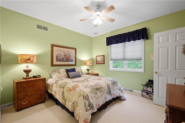 221 Red Oak Dr, Peters Twp, PA 15317 - bedroom featuring carpet floors, baseboards, and ceiling fan