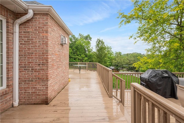 221 Red Oak Dr, Peters Twp, PA 15317 - wooden deck with area for grilling
