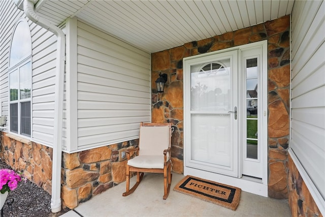 342 Saddlebrook Rd, West Deer, PA 15044 - view of exterior entry featuring stone siding