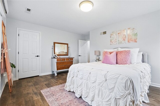 123 Ashley Hill Dr, Mccandless, PA 15090 - bedroom with dark wood-type flooring and baseboards