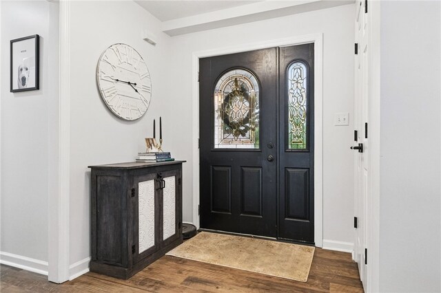 123 Ashley Hill Dr, Mccandless, PA 15090 - entryway featuring wood finished floors and baseboards
