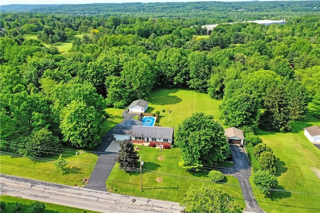 3062 Longview Rd, Hermitage, PA 16148 - aerial view of a heavily wooded area