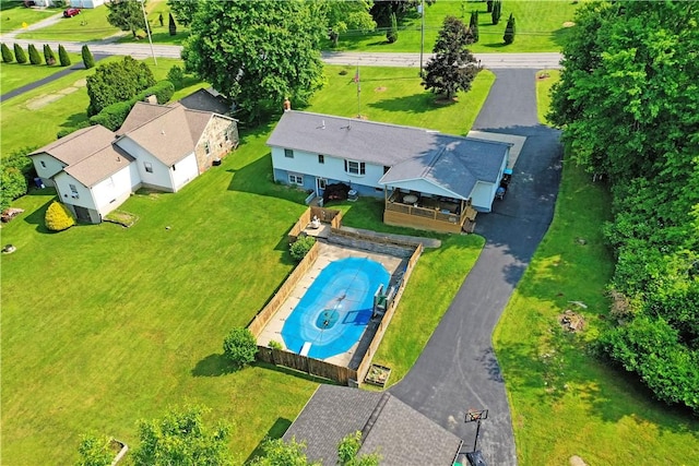 3062 Longview Rd, Hermitage, PA 16148 - aerial view of property and surrounding area featuring a pool