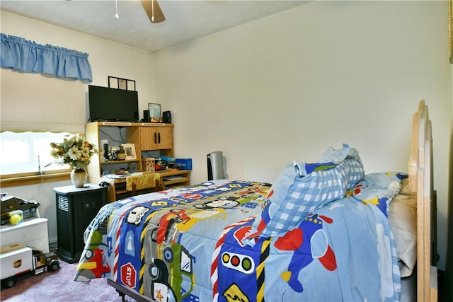 3062 Longview Rd, Hermitage, PA 16148 - bedroom featuring carpet flooring and a ceiling fan