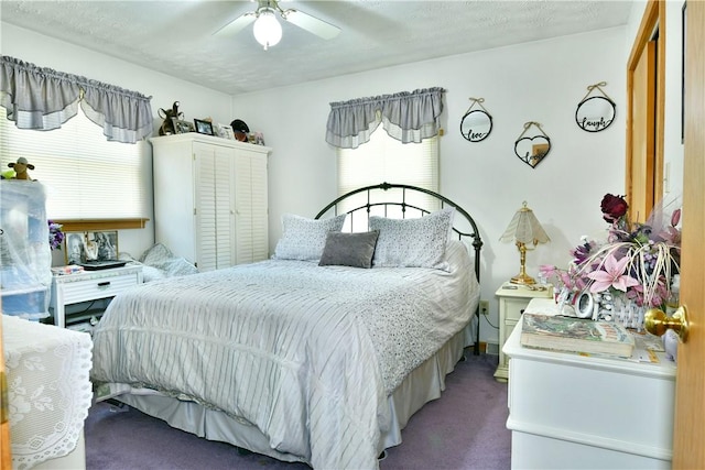 3062 Longview Rd, Hermitage, PA 16148 - bedroom featuring carpet floors and ceiling fan