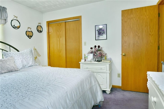 3062 Longview Rd, Hermitage, PA 16148 - bedroom with carpet, a closet, and baseboards