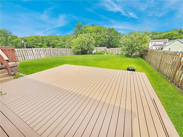 2828 School St, Harmony Twp Bea, PA 15003 - view of wooden terrace