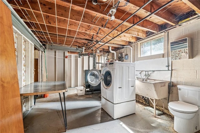308 Cypress St, Rostraver, PA 15089 - washroom featuring washer and dryer
