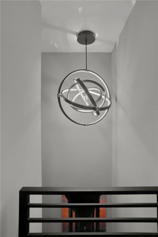 302 Highpointe Dr, Seven Fields Boro, PA 16046 - detailed view of a chandelier