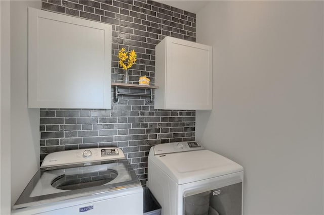 302 Highpointe Dr, Seven Fields Boro, PA 16046 - laundry room with washing machine and dryer and cabinet space