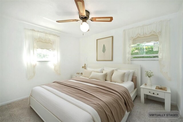 504 N St, Baldwin Boro, PA 15227 - bedroom with carpet flooring and ceiling fan