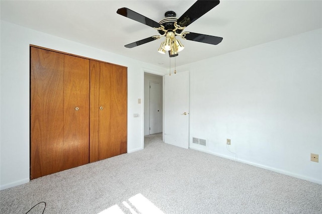 504 N St, Baldwin Boro, PA 15227 - unfurnished bedroom with carpet floors, a closet, ceiling fan, and baseboards