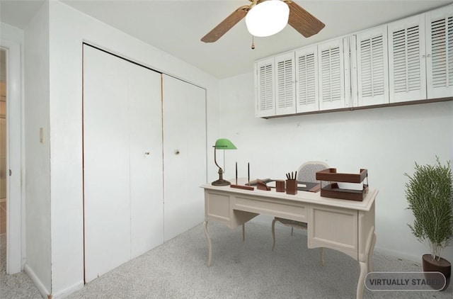 504 N St, Baldwin Boro, PA 15227 - home office featuring carpet and ceiling fan