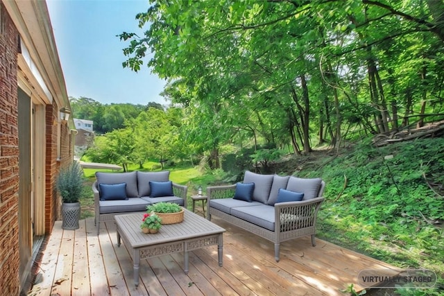 504 N St, Baldwin Boro, PA 15227 - wooden terrace with an outdoor hangout area