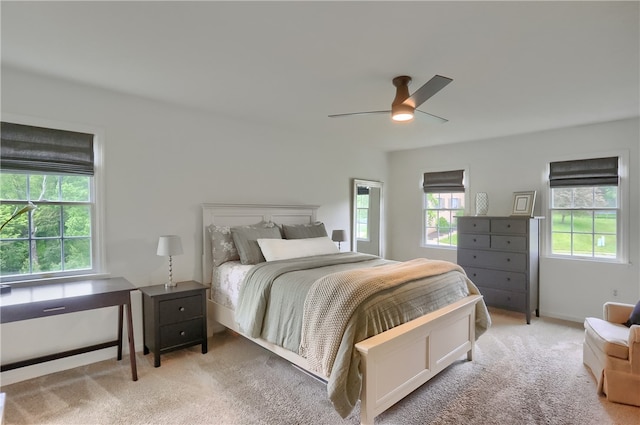 814 Graywyck Dr, Seven Fields Boro, PA 16046 - bedroom featuring light carpet and a ceiling fan