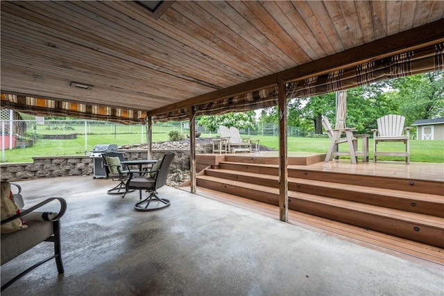 322 Franklin Dr, Peters Twp, PA 15241 - view of patio / terrace featuring grilling area and a deck