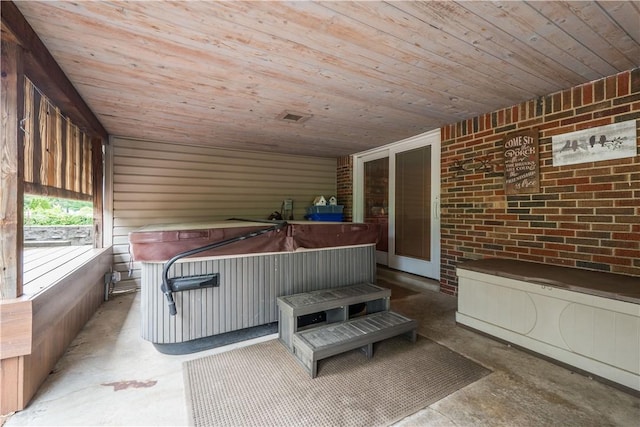 322 Franklin Dr, Peters Twp, PA 15241 - sunroom with a jacuzzi