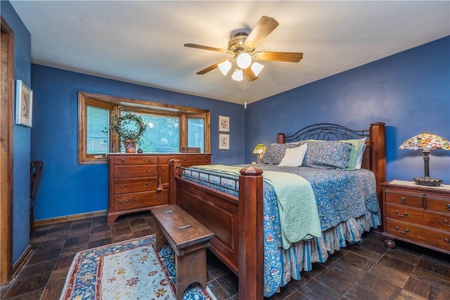 322 Franklin Dr, Peters Twp, PA 15241 - bedroom featuring baseboards and ceiling fan