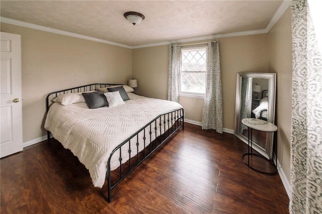 10 Claireview Dr, Carnegie, PA 15106 - bedroom with wood finished floors and ornamental molding