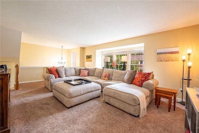 113 Unity Sq, Unity Twp, PA 15601 - living room featuring light carpet and baseboards