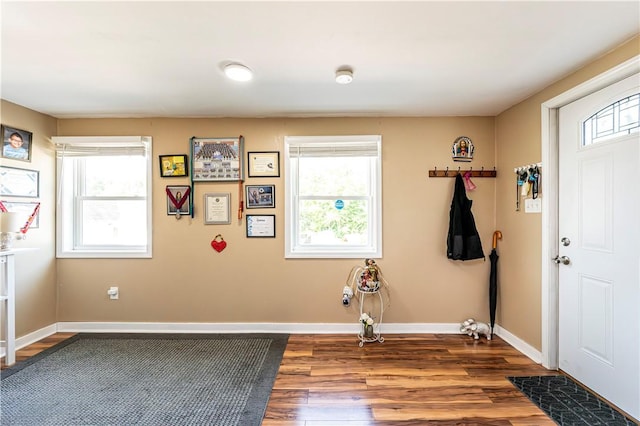 2216 Keystone Ave, Hempfield Twp Wml, PA 15601 - foyer entrance with dark wood-type flooring, healthy amount of natural light, and baseboards