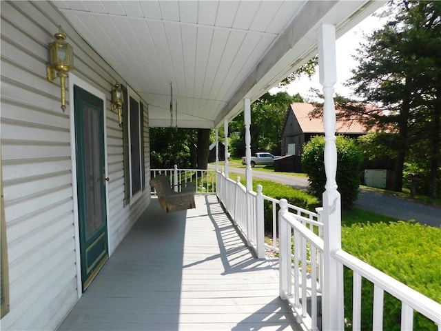 309 Mooney Ridge Rd, Waynsbrg/Frankln Twp, PA 15370 - view of wooden porch
