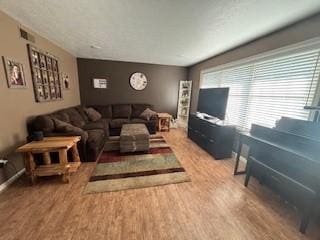 142 Poorbaugh Rd, Bullskin Twp, PA 15425 - living area with wood finished floors and baseboards