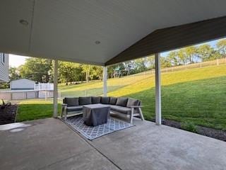 142 Poorbaugh Rd, Bullskin Twp, PA 15425 - view of patio with outdoor lounge area