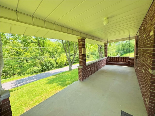4404 Hollow Rd, Shenango Twp Law, PA 16101 - porch featuring a yard