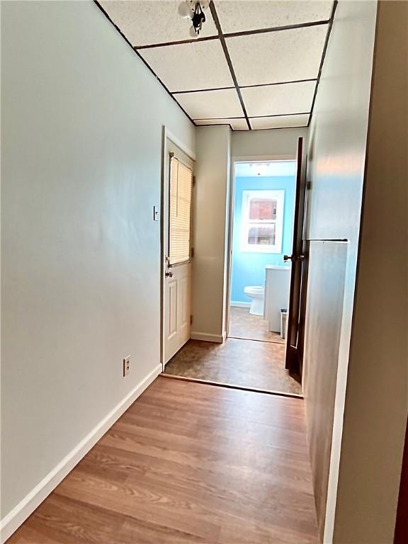 923 Fentzel, Tarentum, PA 15084 - hall with wood finished floors and baseboards
