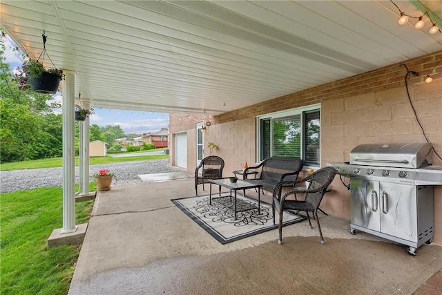 1703 Barry Dr, North Huntingdon, PA 15642 - view of patio / terrace featuring a grill