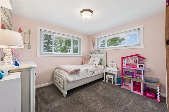 1703 Barry Dr, North Huntingdon, PA 15642 - bedroom with dark carpet