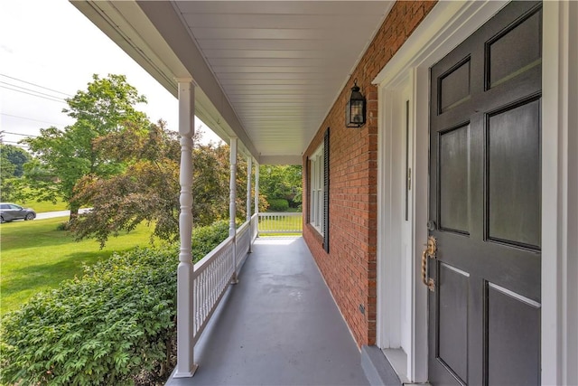 206 Brook Hollow Rd, Pa, PA 15666 - porch featuring a yard