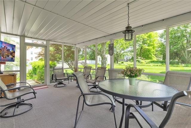 117 Bayberry Ln, Cranberry Twp, PA 16066 - sunroom featuring healthy amount of natural light and outdoor dining space