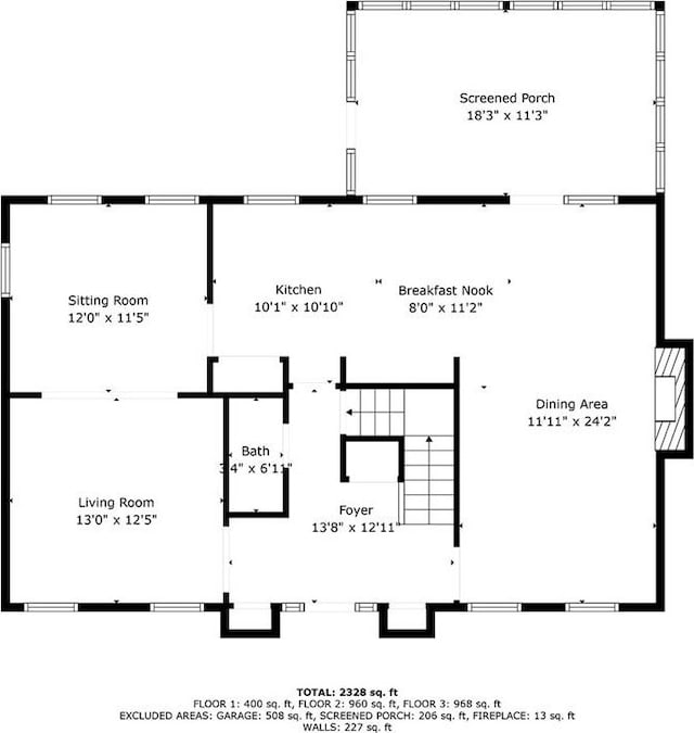 117 Bayberry Ln, Cranberry Twp, PA 16066 - property floor plan