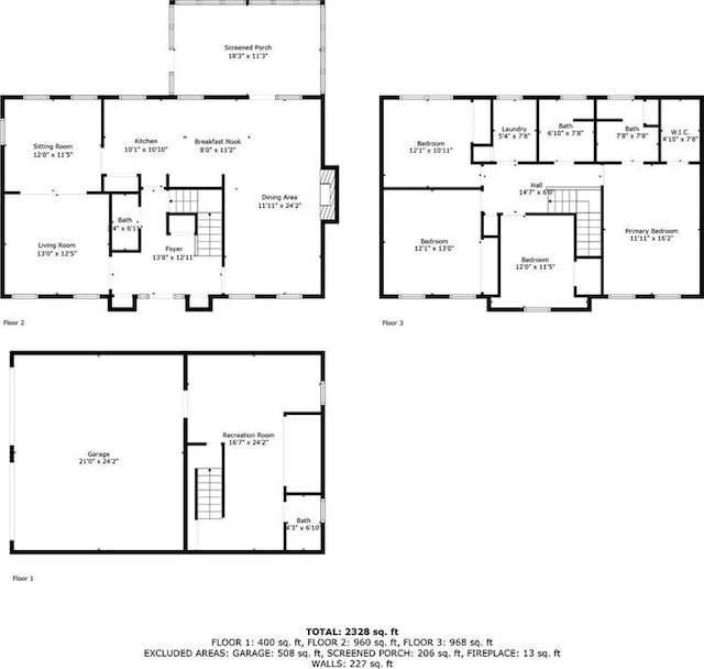 117 Bayberry Ln, Cranberry Twp, PA 16066 - floor plan / room layout