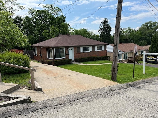 10807 Highpoint Dr, Penn Hills, PA 15235 - view of front facade featuring brick siding