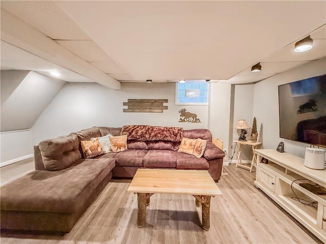 2787 Queensboro Ave, Baldwin Twp, PA 15226 - living room featuring light wood-style flooring and baseboards