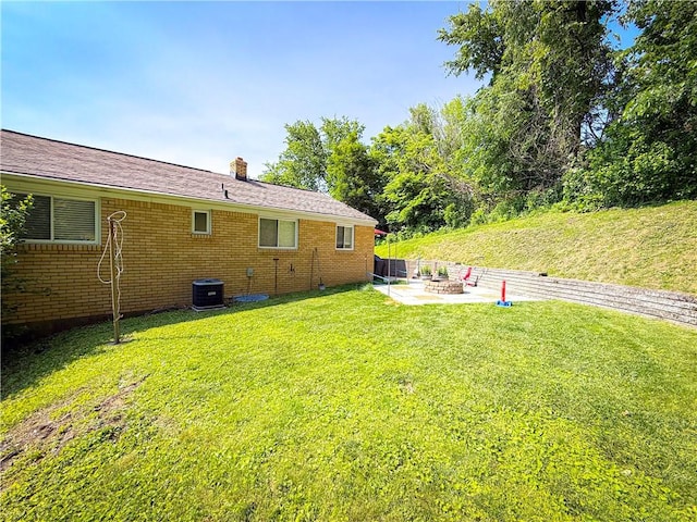 2787 Queensboro Ave, Baldwin Twp, PA 15226 - view of green lawn with a patio area and cooling unit