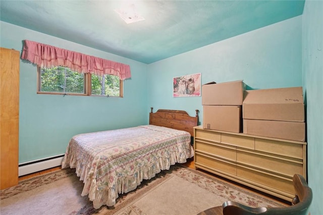 178 Sagamore Rd, Cowanshanock Twp, PA 16249 - bedroom featuring baseboard heating and wood finished floors