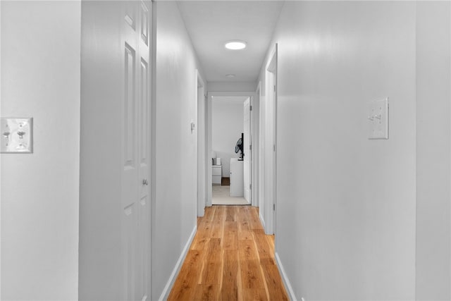2406 Rolling Farms Rd, Shaler, PA 15116 - corridor featuring light wood-style flooring and baseboards