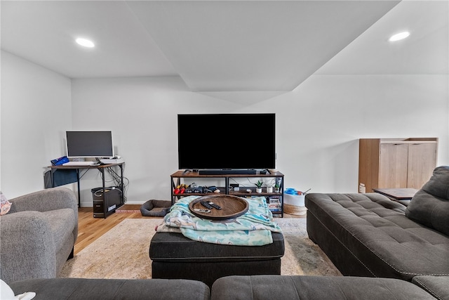 2406 Rolling Farms Rd, Shaler, PA 15116 - living room with wood finished floors and recessed lighting