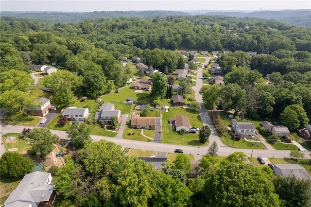 2406 Rolling Farms Rd, Shaler, PA 15116 - aerial perspective of suburban area with a heavily wooded area