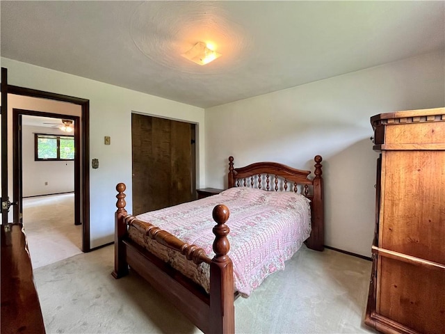 590 N Kings Creek Rd, Pa, PA 15021 - bedroom with carpet, a closet, and baseboards