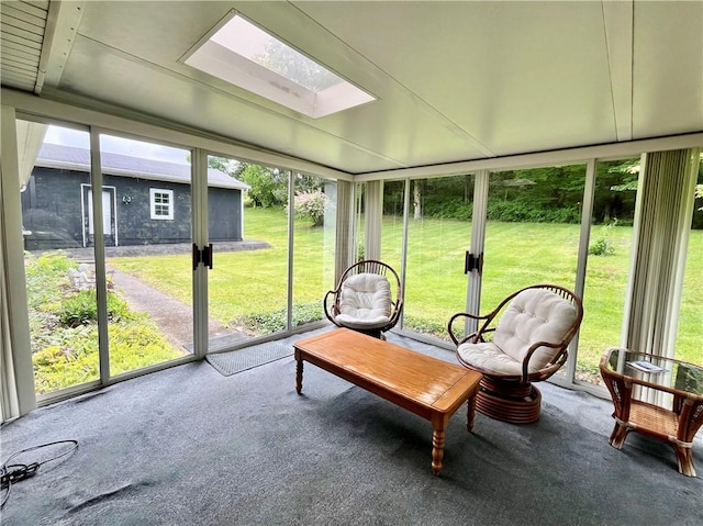 590 N Kings Creek Rd, Pa, PA 15021 - sunroom / solarium with a skylight