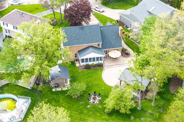 809 Timber Trl, Collier Twp, PA 15071 - aerial view of residential area
