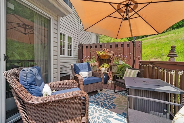 675 Village Green Blvd E, Adams Twp, PA 16046 - deck with an outdoor living space