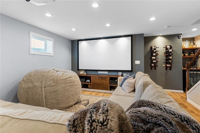 108 General Ct, Jackson Twp But, PA 16063 - cinema with wood finished floors and recessed lighting