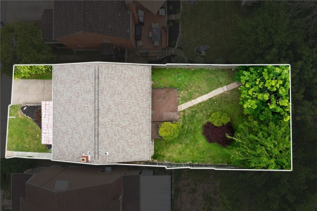 1624 Rockford Ave, Brookline, PA 15226 - view from above of property with property boundaries highlighted