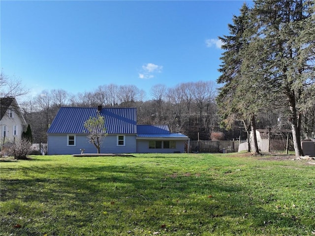 114 Bebout Rd, Peters Twp, PA 15367 - rear view of house featuring metal roof